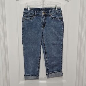 Access Stretch Favorite Fit Classic Blue Women's Cropped Jeans